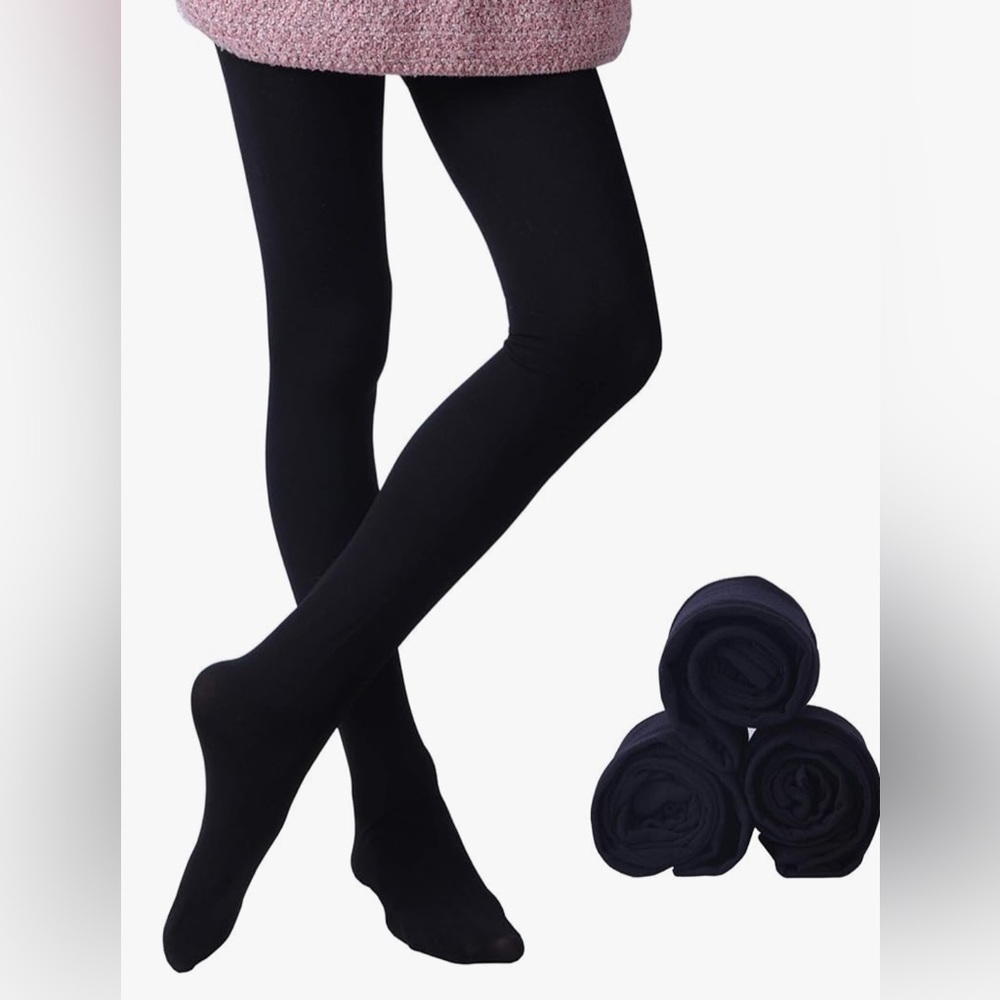 NEW Black Opaque Tights